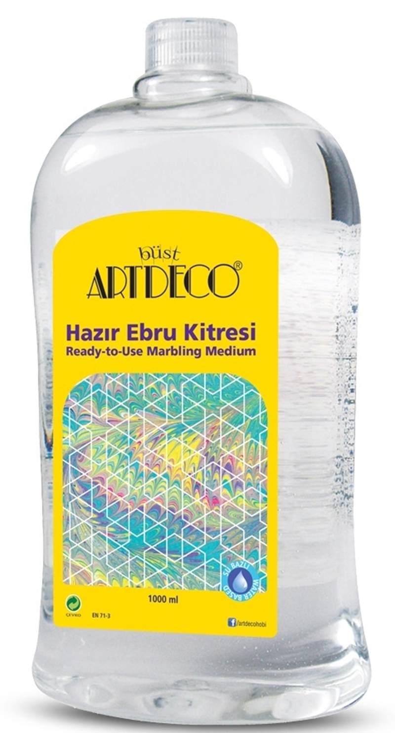 Artdeco%20015M1000%20Ebru%20Boyası%20Sıvı%20Kitre%201000ml