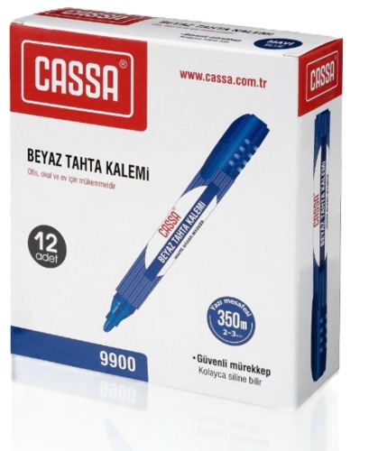 Cassa%209900%20Beyaz%20Tahta%20Kalemi%20Mavi