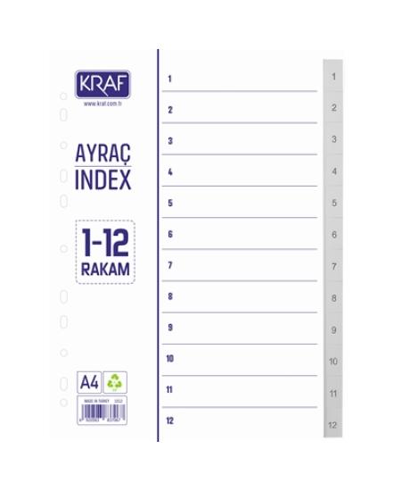 Kraf 1012 Separatör 1-12 Rakam