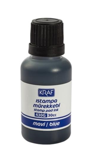 Kraf 430G Istampa Mürekkebi Mavi 30ml