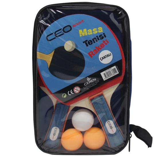 Ceo Sport SP0006 Masa Tenisi Seti (2 Raket+3 Top) 